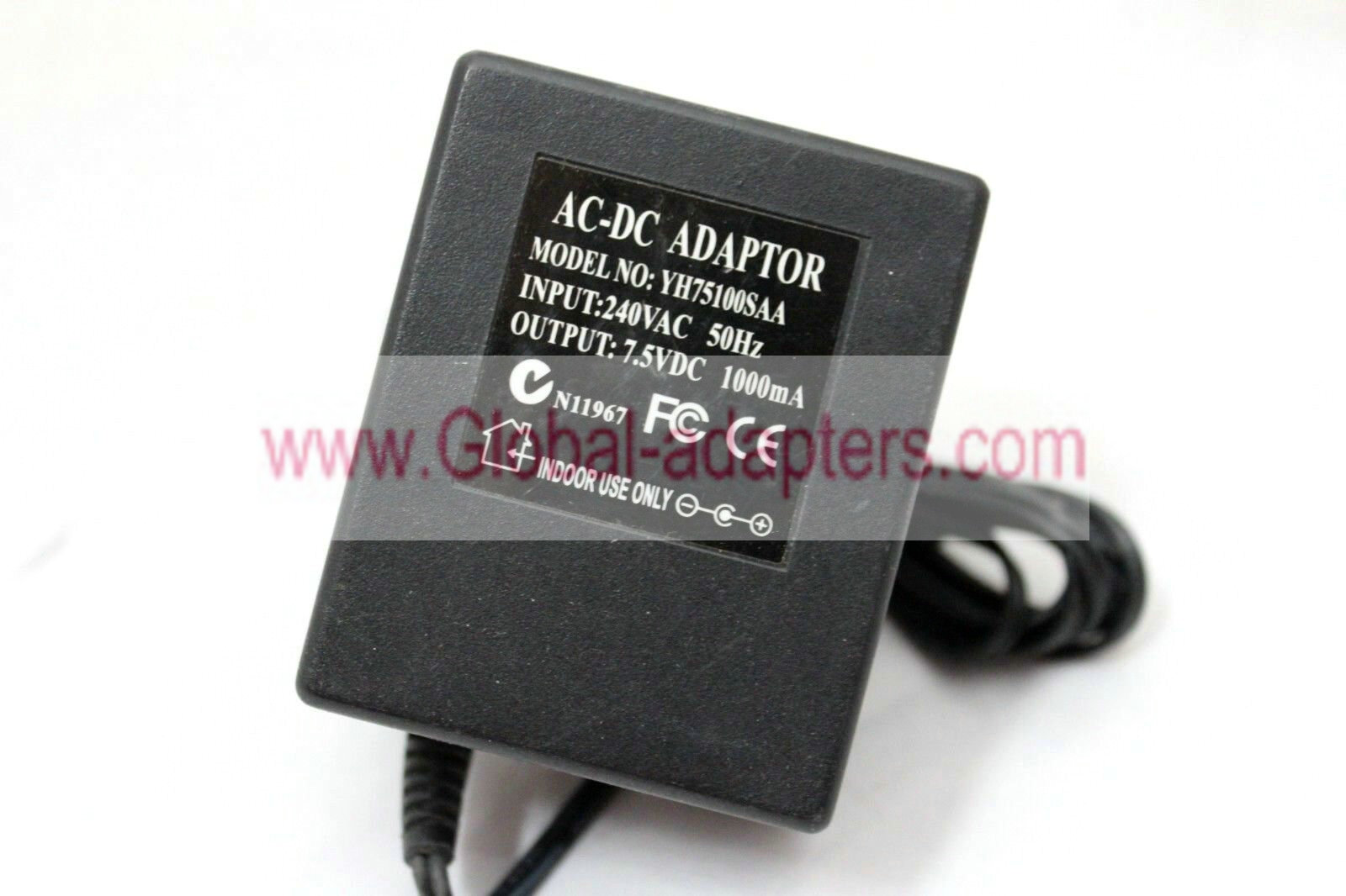 New YH75100SAA 7.5VDC 1000mA AC/DC Adapter Charger - Click Image to Close